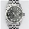 Image 1 : Rolex Mens Stainless Steel Meteorite Diamond 36MM Datejust Wristwatch With Rolex