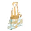 Image 2 : Chanel Beige Blue Clear Vinyl Patchwork Shoulder Bag