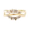 Image 2 : 0.50 ctw Diamond Ring Guard - 14KT Yellow Gold