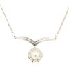 1.0 ctw Diamond Necklace - 14KT White Gold
