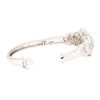 Image 3 : 3.60 ctw Diamond Bangle Bracelet - 18KT White Gold