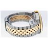 Image 8 : Rolex Mens 2 Tone 14K Black String Diamond & Sapphire Diamond Datejust Wristwatc