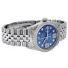 Image 5 : Rolex Mens Stainless Steel Blue Diamond 36MM Datejust Wristwatch