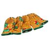 Image 2 : Hermes Orange Multicolor Tropical Print Vintage Golf Club Head Cover Set