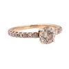 Image 1 : 1.40 ctw Diamond Ring - 18KT Rose Gold