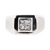 Image 2 : 0.52 ctw Diamond Ring - 18KT White Gold