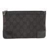 Image 1 : Gucci Monogram Pouch Black Canvas Clutch