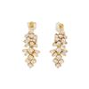 Image 1 : 0.7 ctw Diamond Earrings - 18KT Yellow Gold