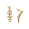 Image 2 : 0.7 ctw Diamond Earrings - 18KT Yellow Gold