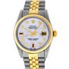 Image 2 : Rolex Mens 2 Tone 14K MOP Diamond 36MM Datejust Wristwatch