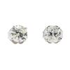 Image 1 : 1.01 ctw Diamond Earrings - 14KT White Gold