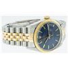 Image 3 : Rolex Mens 2 Tone 14K Blue Index 36MM Datejust Wristwatch