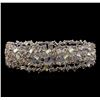 Image 1 : 20.40 ctw Diamond Bracelet - 18KT White Gold