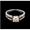 Image 2 : 1.34 ctw Diamond Ring - 14KT White Gold