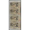 Image 1 : Uncut Sheet of (4) State of Louisiana Baby Bond Obsolete Notes