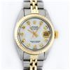 Image 1 : Rolex Ladies 2 Tone 14K MOP Diamond 26MM Datejust Wristwatch