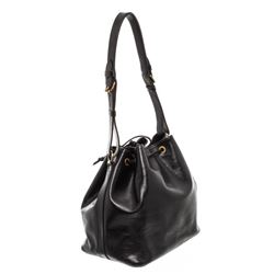 Louis Vuitton Black Epi Leather Noe PM Drawstring Shoulder Bag