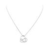 Image 1 : 1.00 ctw Diamond Pendant And Chain - 14KT White Gold