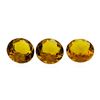 Image 1 : 14.32 ctw.Natural Round Cut Citrine Quartz Parcel of Three