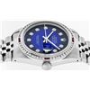 Image 6 : Rolex Mens SS Blue Vignette Diamond & Ruby Channel Set Diamond Datejust Wristwat