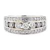 Image 2 : 1.00 ctw Diamond Ring - 14KT White Gold