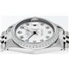Image 5 : Rolex Mens Stainless Steel Silver Diamond 36MM Datejust Wristwatch