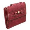 Image 1 : Gucci Dark Red Guccissima Leather French Flap Wallet