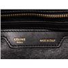 Image 8 : Celine Denim Black Leather Medium Trapeze Shoulder Bag