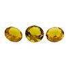 Image 1 : 10.81 ctw.Natural Round Cut Citrine Quartz Parcel of Three