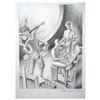Image 1 : Mark Kostabi "Kostabeat" Hand Signed Original Artwork with COA.