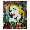 Image 1 : Nastya Rovenskaya- Mixed Media "Marilyn Monroe I"