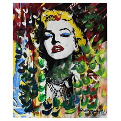 Nastya Rovenskaya- Mixed Media "Marilyn Monroe II"
