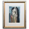 Image 1 : Salvador Dali- Original Color Woodcut on B.F.K. Rives Paper "Inferno 10"