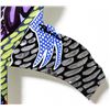 Image 3 : Patricia Govezensky- Original Painting on Laser Cut Steel "Two Parrots V"