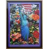 Image 2 : Peter Max- Original Mixed Media "Land of the Free Home of the Brave II"