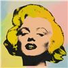 Image 2 : Steve Kaufman (1960-2010), "Marilyn Monroe" Hand Painted Limited Edition Silkscreen on Canvas, Numbe