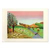 Image 1 : Colagone, "Le Borges" Limited Edition Lithograph, Numbered and Hand Signed.