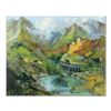 Image 1 : Alex Zwarenstein, "The Drakensberg" Original Oil Painting on Canvas, Hand Signed with Certificate of