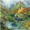 Image 2 : Alex Zwarenstein, "The Drakensberg" Original Oil Painting on Canvas, Hand Signed with Certificate of