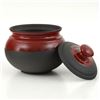 Image 3 : Eugenijus Tamosiunas - Hand Made Ceramic Jar with Lid, Hand Signed.