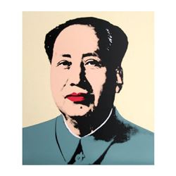 Andy Warhol- Silk Screen  Mao-Yellow 