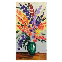 Lena Tants, Original Acrylic Painting on Canvas, Hand Signed with Letter of Authenticity.