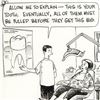 Image 2 : Bizarro - "The Tooth" is a Framed Original Pen & Ink Drawing, by Dan Piraro, Hand Signed by the Arti