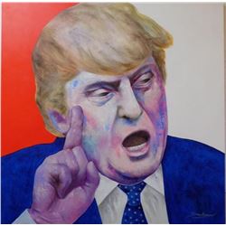 BERBERYAN - Acrylic and Mixed Media on Canvas "I Hate To tell You "