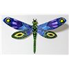 Image 1 : Patricia Govezensky- Original Painting on Cutout Steel "Dragonfly XXII"