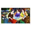 Image 1 : Patricia Govezensky- Original Acrylic On Canvas "Quiet Conversation"