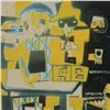 Image 2 : Ringo 4u2c - (Protege of Andy Warhol's Apprentice - Steve Kaufman), "Three Musicians" Framed One-of-
