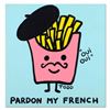 Image 1 : Todd Goldman, "Pardon My French" Original Acrylic Painting on Gallery Wrapped Canvas, Hand Signed wi