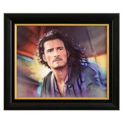 John Alvin (1948-2008), "Will Turner" Framed Limited Edition Giclee on Canvas, Licensed by Disney Fi