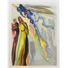 Image 2 : Salvador Dali- Original Color Woodcut on B.F.K. Rives Paper "Paradise 16"